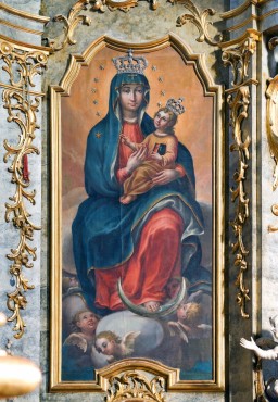 Obraz Matki Boskiej z Dzieciątkiem. 